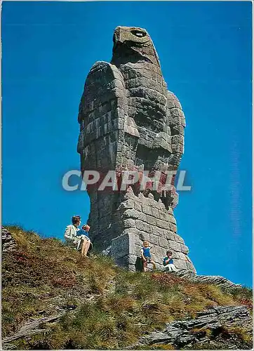 Moderne Karte Der Adler auf Simplonpass Denkmal an Grenzwacht