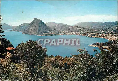 Cartes postales moderne Lugano Monte San Salvatore