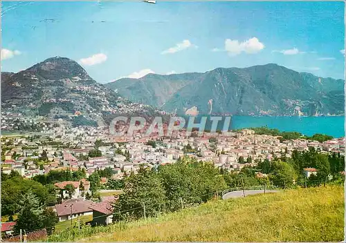 Moderne Karte Lugano Panorama Ed Eralfoto S A