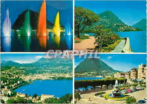 Cartes postales moderne Lugano Saluti da Lugano