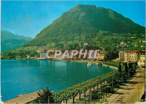 Cartes postales moderne Hotel du Lac Lugano Paradiso Lugano Paradiso Monte San Salvatore