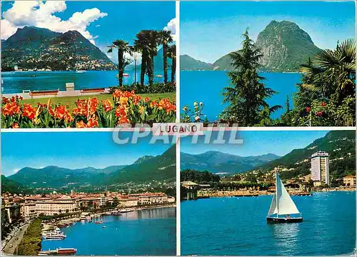 Cartes postales moderne Lugano Saluti da Lugano