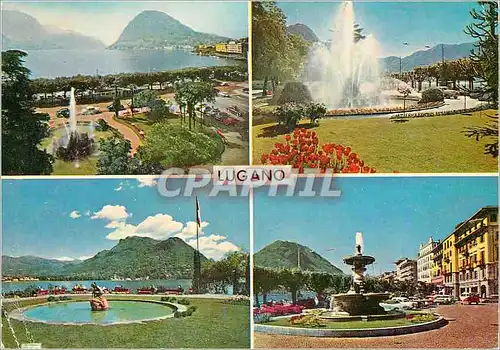 Cartes postales moderne Lugano Lugano Le fontana