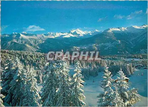 Cartes postales moderne Vue sur les Alpes de Crans Montana Alt m Photoglob Wehrli S A Zurich Vevey