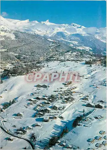 Moderne Karte Schweiz Suisse Switzerland Crans Montana alt m Alpes Valaisannes  Edition Photoglob Wehrli S A Z