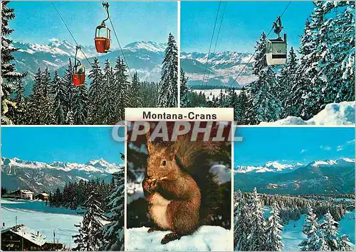 Cartes postales moderne Montana Crans Photoglob Wehrli S A Zurich Vevey