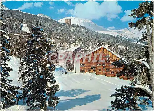 Moderne Karte Une vue de Montana Crans