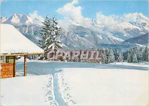 Cartes postales moderne Montana Corbetschgrat und Weisshorn