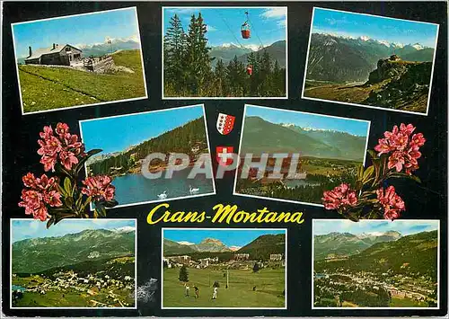 Cartes postales moderne Crans Montana Photoglob Wehrli S A Zurich Vevey