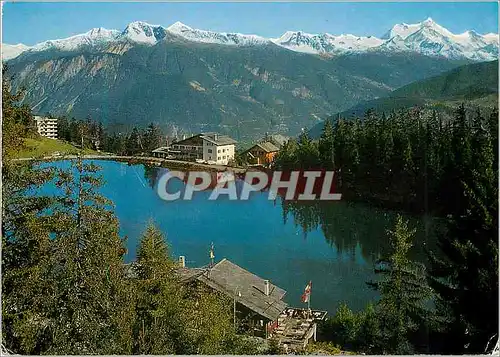Cartes postales moderne Montana alt m Le lac Grenon le Weisshorn et la Bella Tolla m