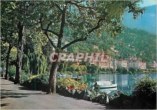 Moderne Karte Montreux Territet Photoglob Wehrli S A Zurich