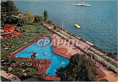 Cartes postales moderne Montreux Piscine du Casino Helvetia