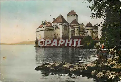 Cartes postales moderne Lac Leman Chateau ed Chillon Annemassf Hte Savoie Centre Horloger Ses Montres De Qualite