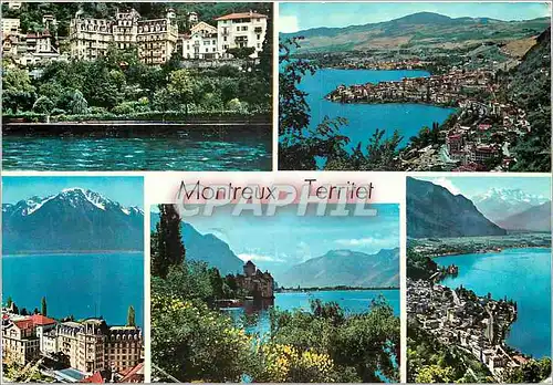 Cartes postales moderne Montreux Territet Republique Francaise