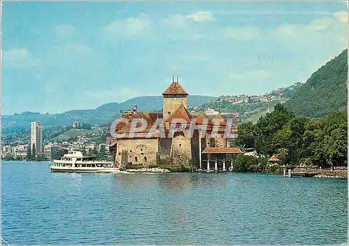 Cartes postales moderne Le Chateau de Chillon pres Montreux Schloss Chillon bei Montreux Thonon Les Bains Haute Savoie L