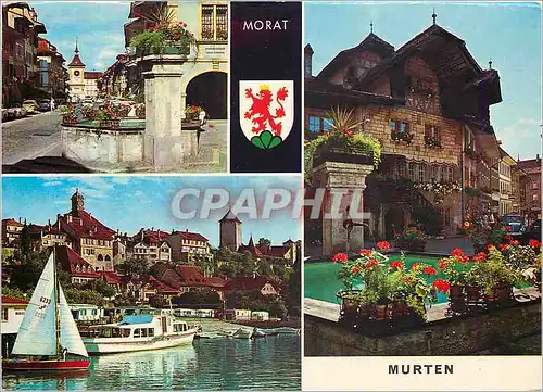 Cartes postales moderne Morat Murten S O S Amitie Pau Pyrenees Atlan Linda Color S A Geneve