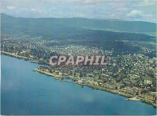 Cartes postales moderne Neuchatel vue aerienne