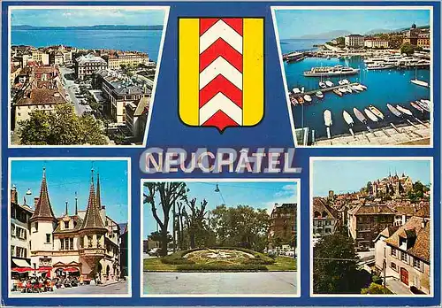 Moderne Karte Neuchatel Cormondreche