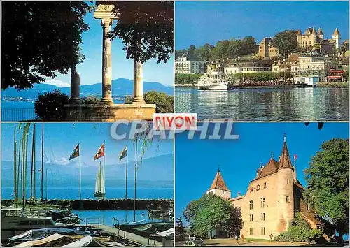 Cartes postales moderne Nyon Nyon sur le Lac Leman V D Suisse Editions colours jaeger