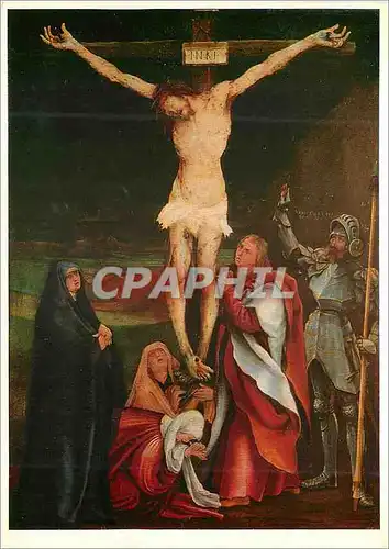Cartes postales moderne Mathias Grunewald Die Kreunzigung Christi  La crucifixion du Christ Kunstmuseum Basel Verlag Off