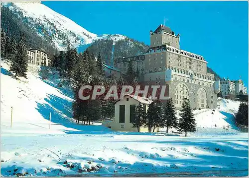 Moderne Karte Schloss und Parkhotel Club Mediterranee Pontresina