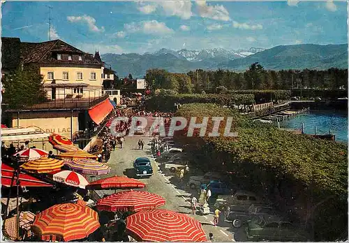 Cartes postales moderne Rapperswil Quai Jardin Funften Schweiz Annee de la cinguieme Suisse Anno della Svizzera Geneve E