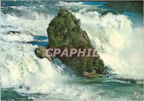 Cartes postales moderne Rheinfall bei Neuhaussen Schloss Laufen am Rheinfall