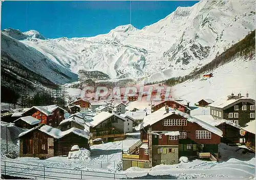 Cartes postales moderne Saas Fee Feegletscher und Langfluh Allainhorn Alphubel Taschhorn