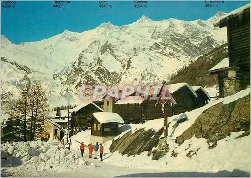 Moderne Karte Saas Fee Alphubel Taschhorn Dom Sudienz Saas Fee Perle der Alpen Helvetia