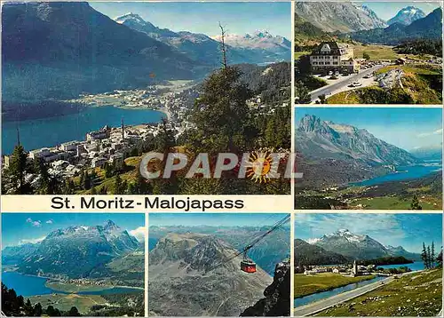 Cartes postales moderne St Moritz Malojapass