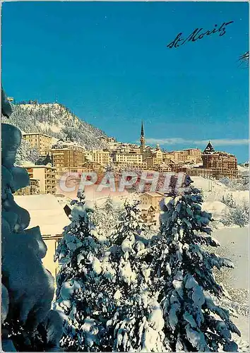 Cartes postales moderne St Moritz Arbeit im Spital st Dienst am Nachsten