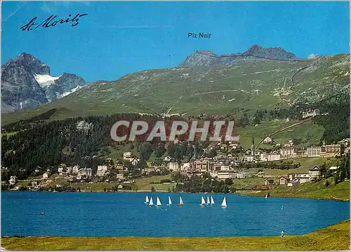 Cartes postales moderne St Moritz Piz Nair St Moritz Dorf