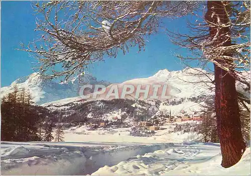 Cartes postales moderne St Moritz Sonne