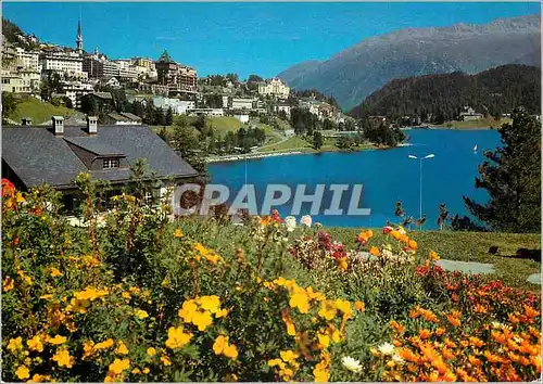 Cartes postales moderne Schweiz Suisse Switzerland St Moritz Das Spital dein Arbeitsplatz