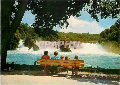 Moderne Karte Rheinfall Schaffhausen Grobter Wasserfall Europas