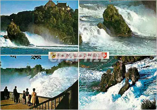 Cartes postales moderne Rheinfall Schweiz Inh E Schaad Cafe Rest Park am Rheinfall Schweiz
