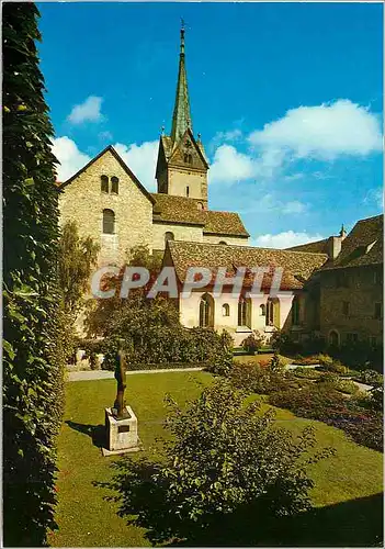 Cartes postales moderne Schweiz Suisse Switzerland Schaffhausen Krautergartein Im Kreuzgang des Munsters