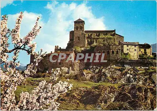 Cartes postales moderne Sion Printemps au Chateau de Valere