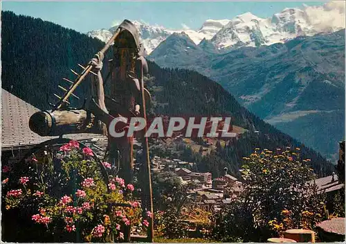 Cartes postales moderne Verbier Iris Mexichrome Reproduction interdite