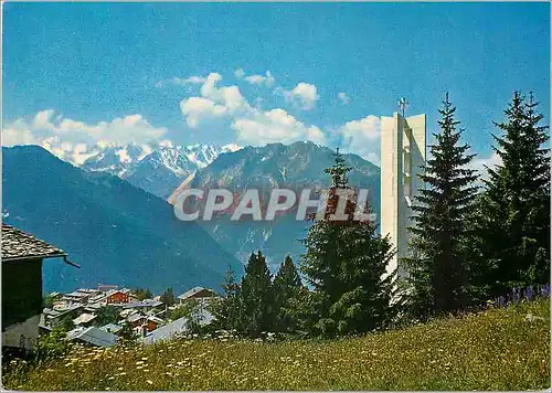 Moderne Karte Verbier Reproduction interdite