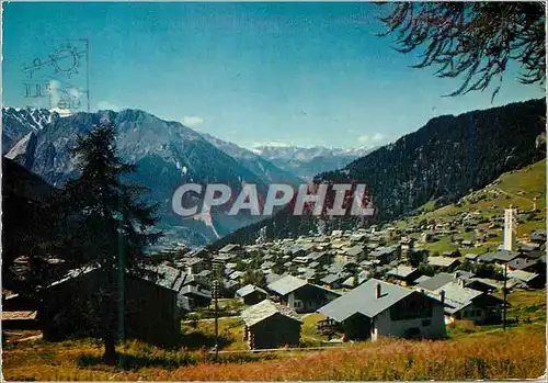 Cartes postales moderne Verbier Vue generale