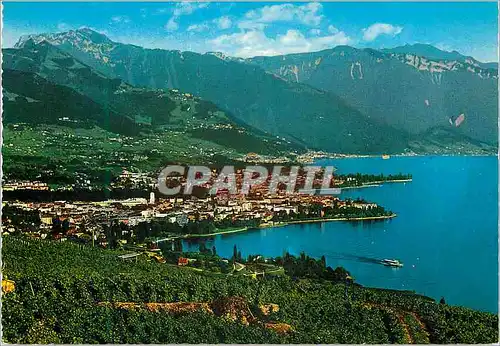 Cartes postales moderne Vevey Vue generale avec Alpes Vaudoises Gesamtansicht mit Waadtlander Alpen Veduta generale ed a
