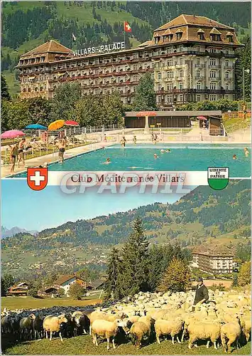 Moderne Karte Club Mediterranee Villars Schweiz Suisse Switzerland Club Mediterranee Villars