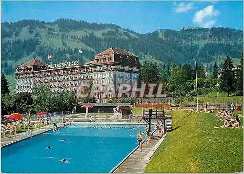 Cartes postales moderne Villars Palace Villars s Ollon la piscine et le Villars Palace