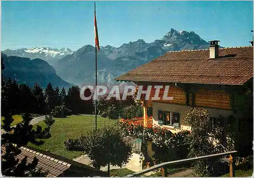 Moderne Karte Villars Helvetia Reproduction interdite