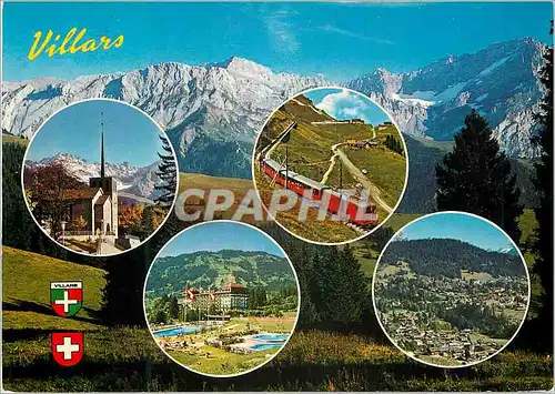 Cartes postales moderne Villars Schweiz Suisse Switzerland Villars Chesieres alt Col de Bretaye Alpes Vaudoises