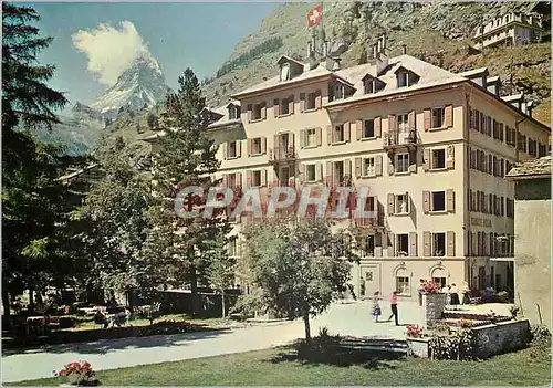 Cartes postales moderne Seilers Hotel Monte Rosa Zermatt Wohnliche Atmosphare und traditionelle Gastlichkeit Garten Somm