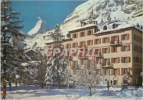 Cartes postales moderne Seilers Hotel Monte Rosa Zermatt Wohnliche Atmosphare und traditionelle Gastlichkeit Garten Somm
