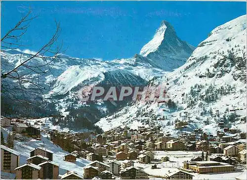 Cartes postales moderne Zermatt mit Matterhorn