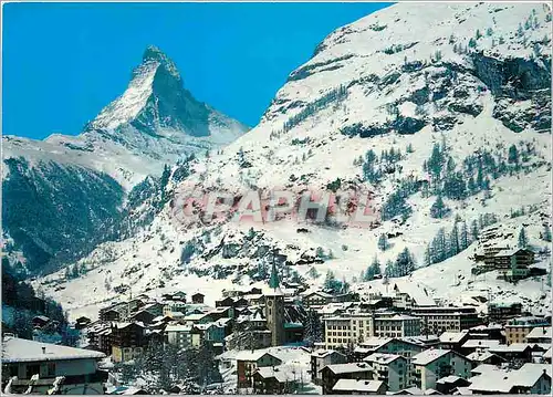 Cartes postales moderne Zermatt mit Matterhorn Aufnahmeme H Perren Herzog Fotohaus Matterhorn Zermatt